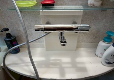 西区 Ｏ様邸　浴室水栓入替工事