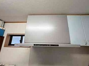 江南区 Ｓ様邸　レンジフード入替工事