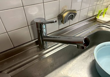 西蒲区 Ｋ様邸　キッチン水栓入替工事