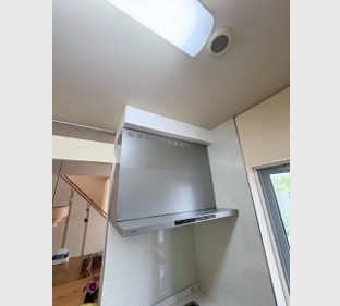 江南区 Ｗ様邸　レンジフード入替工事